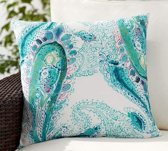 Pottery Barn LAUREN PAISLEY INDOOR/OUTDOOR PILLOW pottery barn pillows 30% off sale