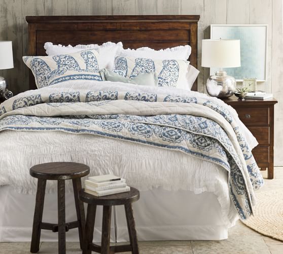 Pottery Barn MASON HEADBOARD pottery barn summer warehouse clearance sale