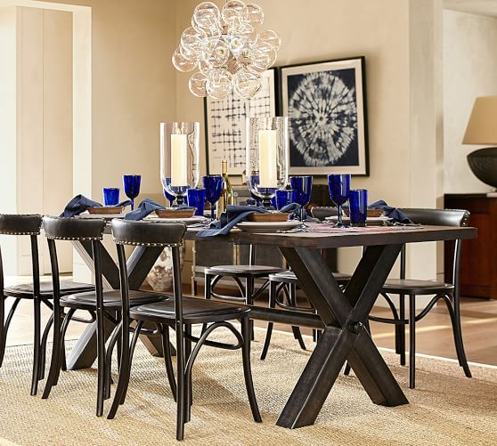 Pottery Barn NOLAN FIXED DINING TABLE Summer Warehouse Clearance Sale