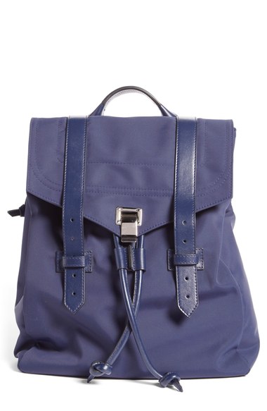 Proenza Schouler 'PS1' Nylon Backpack Indigo designer backpacks back to school 2016 college students high school students