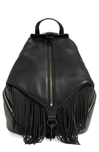 Rebecca Minkoff 'Fringe Julian' Backpack Black Nordstrom anniversary sale handbags women