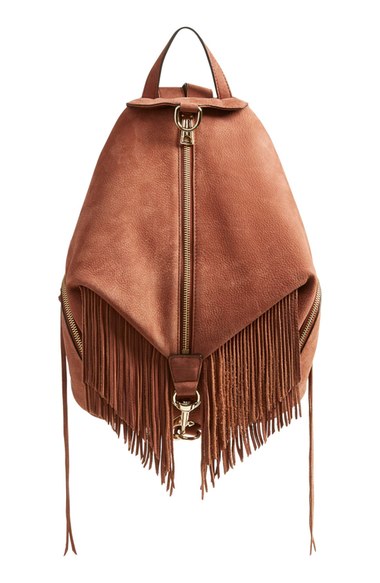 Rebecca Minkoff 'Fringe Julian' Backpack Whiskey Nordstrom anniversary sale handbags backpacks women