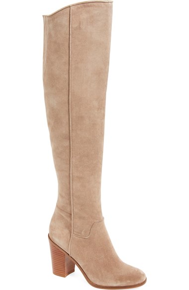 SARTO By Franco Sarto 'Faye' Over the Knee Boot (Women) Sandstone Suede 2016 Nordstrom anniversary sale
