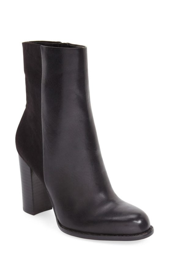Sam Edelman 'Reyes' Bootie (Women) Black Leather Nordstrom anniversary sale 