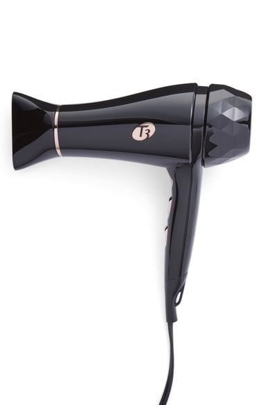 T3 'Featherweight 2 - Black & Rose Gold' Hair Dryer ($200 Value) Nordstrom anniversary sale women's beauty