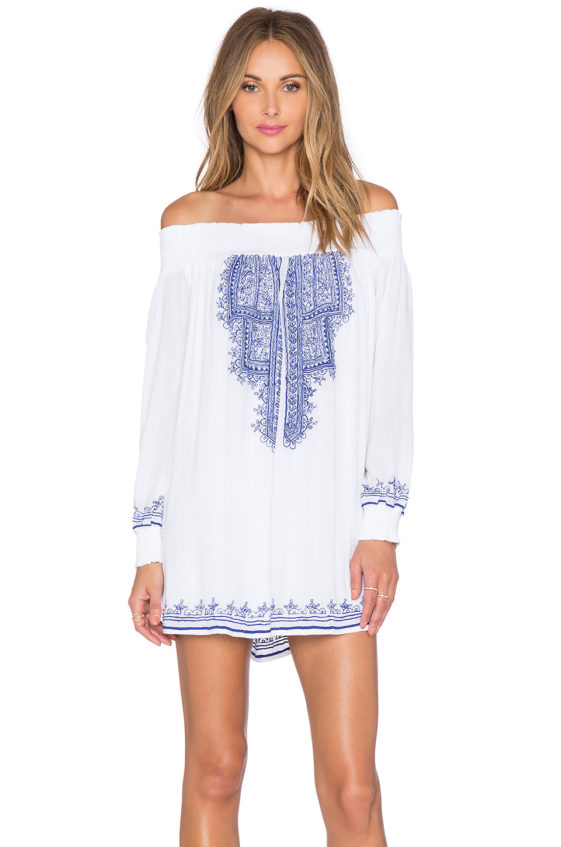 TULAROSA X REVOLVE JACQUELINE TUNIC White tunic dresses summer 2016 trend
