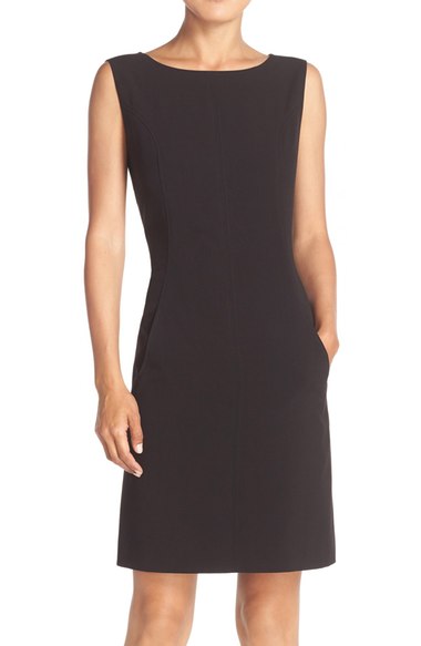 Tahari Seamed Woven A-Line Dress 2016 Nordstrom anniversary sale women's dresses