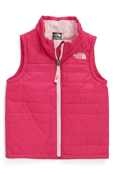 The North Face 'Gig Harbor' Vest (Toddler Girls & Little Girls) Cabaret Pink 2016 Nordstrom anniversary sale toddler girls