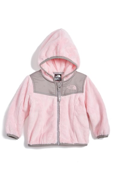 The North Face 'Oso' Fleece Hooded Jacket (Baby Girls) Coy Pink Nordstrom anniversary sale baby 