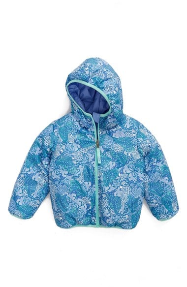 The North Face 'Perrito' Reversible Water Repellent Hooded Jacket (Toddler Girls & Little Girls) Grapemist Blue Nordstrom anniversary sale