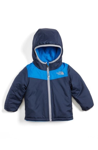 The North Face 'True or False' Reversible Water Resistant Jacket (Baby Boys) Jake Blue Nordstrom baby anniversary sale
