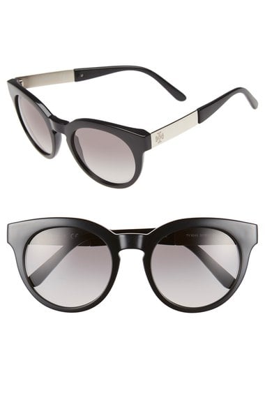 Tory Burch 52mm Retro Sunglasses Black 2016 Nordstrom anniversary sale tory burch sunglasses 