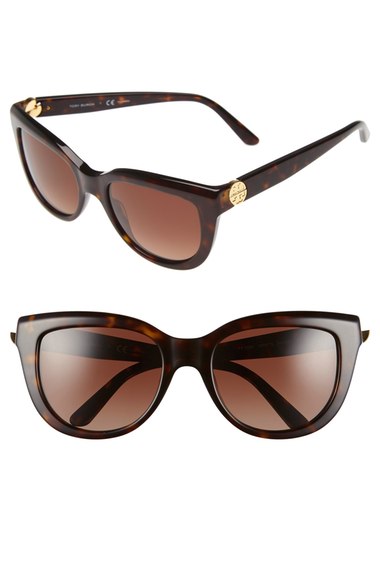 Tory Burch 54mm Sunglasses Dark Tortoise 2016 Nordstrom anniversary sale tory burch