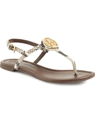 Tory Burch 'Dani' Flat Sandal (Women) (Nordstrom Exclusive) Snakeprint Roccia 2016 Nordstrom anniversary sale women's shoes