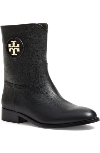 Tory Burch 'Hallie' Boot (Women) (Nordstrom Exclusive) Black Leather Nordstrom anniversary sale tory burch shoes