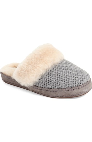 UGG® 'Aira' Knit Scuff Slipper (Women) Grey Knit 2016 Nordstrom anniversary sale women's shoes