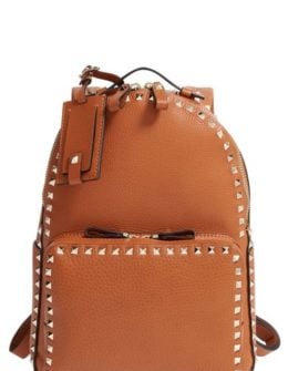 Valentino 'Medium Rockstud' Backpack Light Cuir luxury designer backpacks back to school high school college students