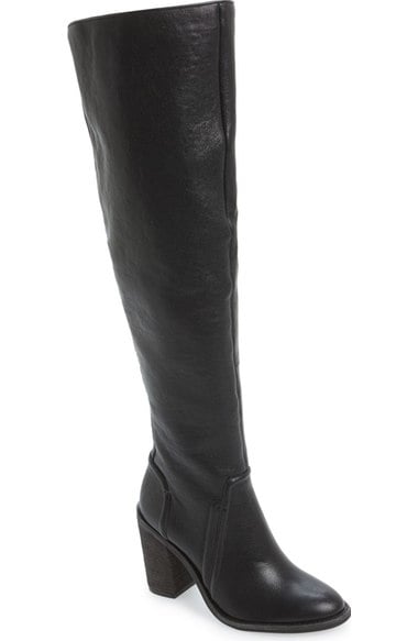 Vince Camuto 'Melaya' Over the Knee Boot (Women) (Nordstrom Exclusive) Black Leather 2016 Nordstrom anniversary sale women's shoes