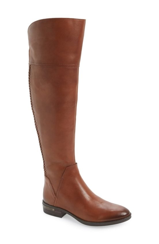Vince Camuto 'Pedra' Over the Knee Boot (Women) (Nordstrom Exclusive) Gingerbread Leather 2016 Nordstrom anniversary sale