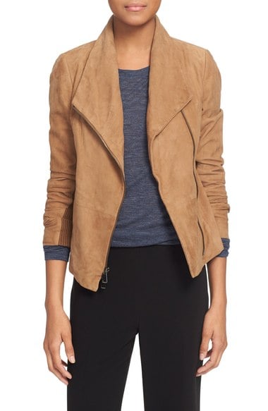 Vince Suede Scuba Jacket Taupe Nordstrom anniversary sale 2016 women's jackets