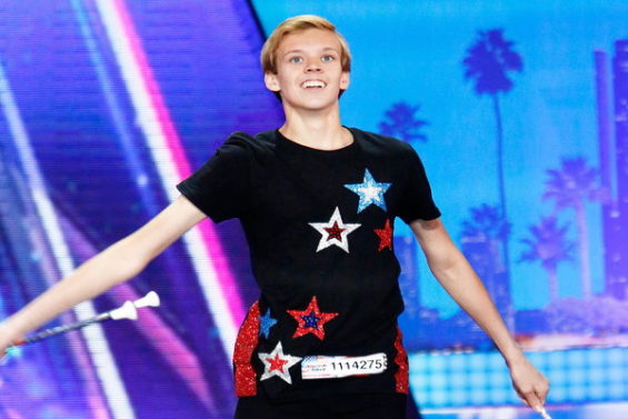  Watch America's Got Talent Season 11 Episode 6: Watch Cody the Twirler! See 14 year old Cody Carter of Phoenix, Arizona wow the crowd with his amazing twirling routine. He told the judges he'd eventually like to be a part of Cirque du Soleil and I have to agree with Simon Cowell, he's a born entertainer and will definitely reach his goal! He got four yeses and is headed to the next round.