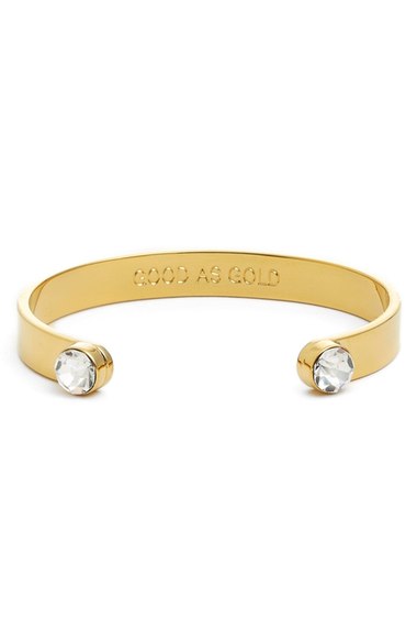 kate spade new york' forever' crystal wrist cuff good as gold Nordstrom anniversary sale jewelry