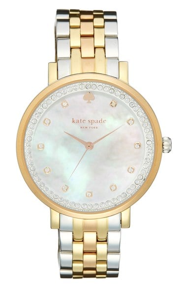 kate spade new york 'monterrey' bracelet watch, 38mm gold nordstrom anniversary sale women's jewelry