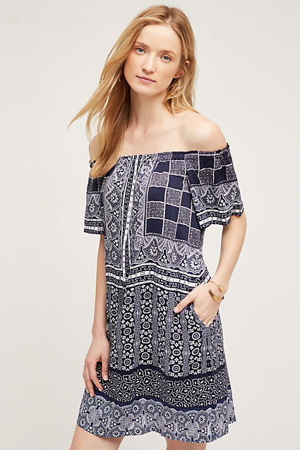 one.september Cayucos Tunic Blue Motif tunic dresses summer 2016