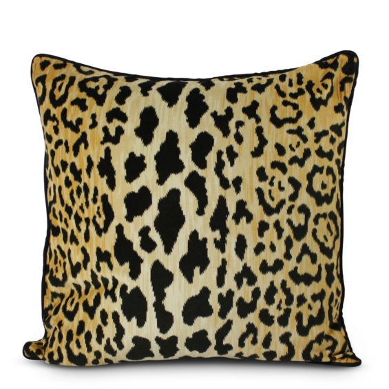 SAFARI LEOPARD PRINT ANIMAL PRINT PILLOW. Furbish Studio