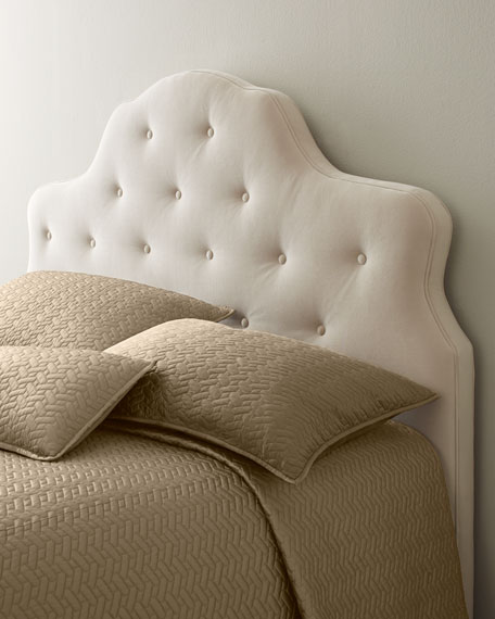 candace rose Abbott Queen Headboard Coco, Buckwheat Neiman Marcus bedroom and bath sale candie anderson
