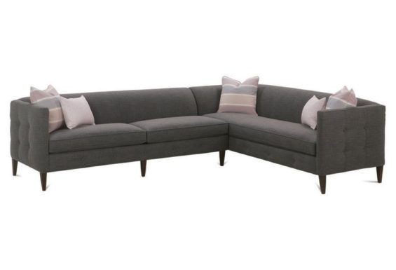 Adele Sectional, Slate One Kings Lane furniture warehouse sale 
