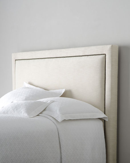 candace rose Bernhardt Eastman California King Headboard Heather Gray Neiman Marcus bedroom sale candie anderson