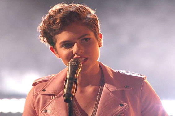 Watch America's Got Talent Season 11 Episode 14 Live Show 2 Videos: See talented teenager, inspiring singer , ovarian cancer survivor and Golden buzzer winner Calysta Bevier sing Sara Bareilles hit song "Brave beautifully! She received a very well deserved standing ovation.