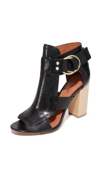 Derek Lam 10 Crosby Marya Sandals Black block heel sandals summer 2016