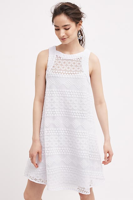 Donna Morgan Prism Lace Dress White Anthropologie extra 25% off sale