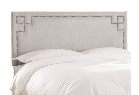 Dove Velvet Aiden Headboard CKing Nailhead One Kings Lane furniture warehouse sale candace rose anderson