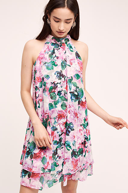Eliza J Grandiflora Swing Dress Pink Floral Print swing dresses summer 
