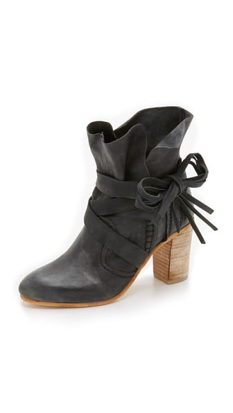 Free People Seven Wonders Booties Dark Charcoal Shopbop end of season sale summer fall