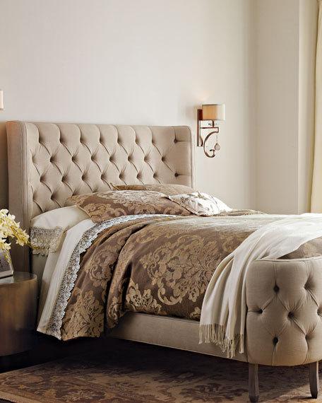 candace rose Haute House Linen Larkspur Queen Bed Pearl Neiman Marcus bedroom and bath sale candie anderson
