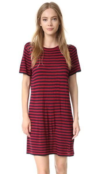 Jenni Kayne T-Shirt Dress Red Navy Stripe shopbop t-shirt dresses candace rose