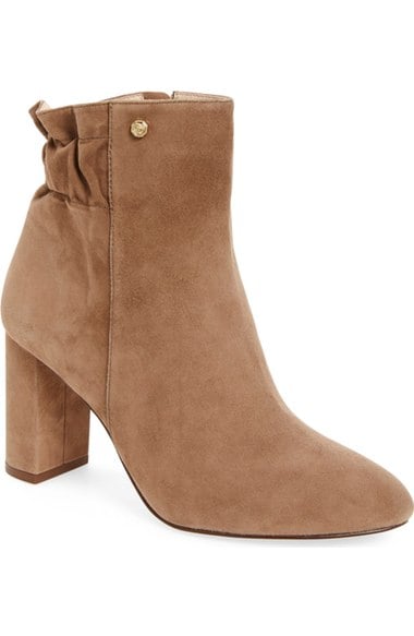 Louise et Cie 'Shayna' Block Heel Bootie (Women) Nevada Suede Nordstrom anniversary sale women's shoes under $200