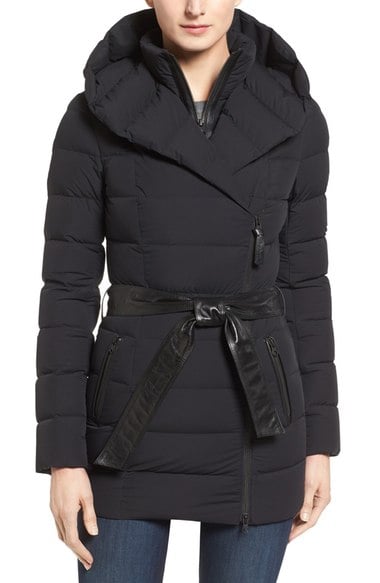Mackage Leather Trim Hooded Down Parka Black Nordstrom anniversary sale women's jackets under $500