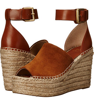 Marc Fisher LTD Adalyn Wedge Sandals Natural Suede wedge sandals fall