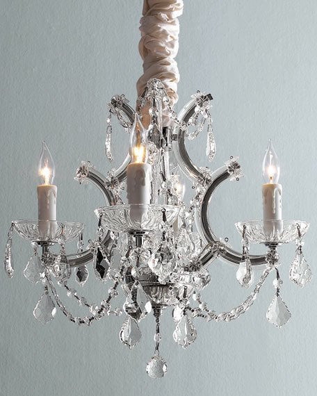 neiman marcus bedroom and bath sale Maria Theresa 4-Light Chandelier Neiman Marcus candie anderson 