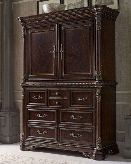 candace rose Montgomery Master Chest Mahogany Finish Neiman Marcus bedroom and bath sale candie anderson blog