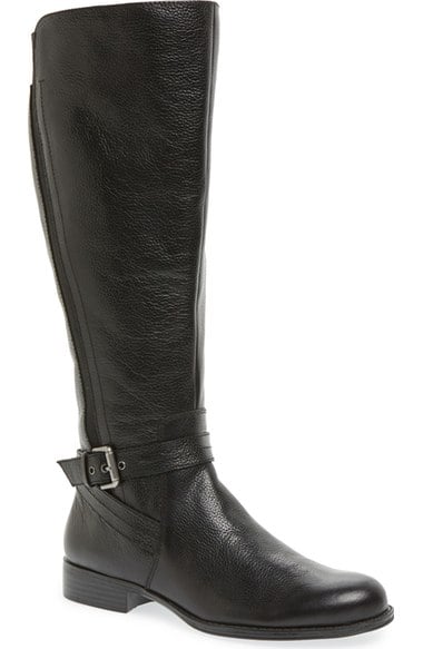 Naturalizer 'Jelina' Riding Boot (Women) Black Leather Nordstrom anniversary sale women's shoes under $200