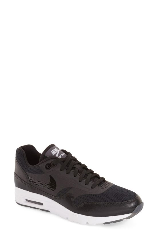 Nike 'Air Max 1' Sneaker (Women) Black White Nordstrom anniversary sale women's fashion