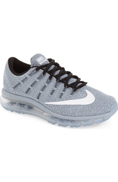 Nike 'Air Max 2016' Running Shoe (Women) Grey White Blue nordstrom anniversary sale women's shoes under $200