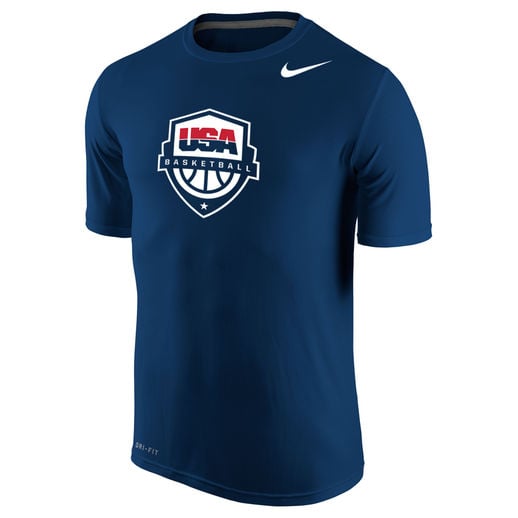 Nike Team USA Navy Basketball Legend 2.0 Performance T-Shirt team usa rio olympics candace rose