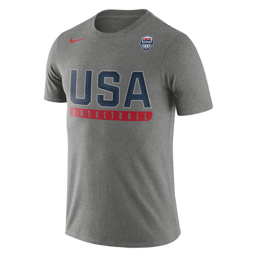 Nike USA Basketball Gray Practice Dri-FIT T-Shirt team usa basketball rio olympics 